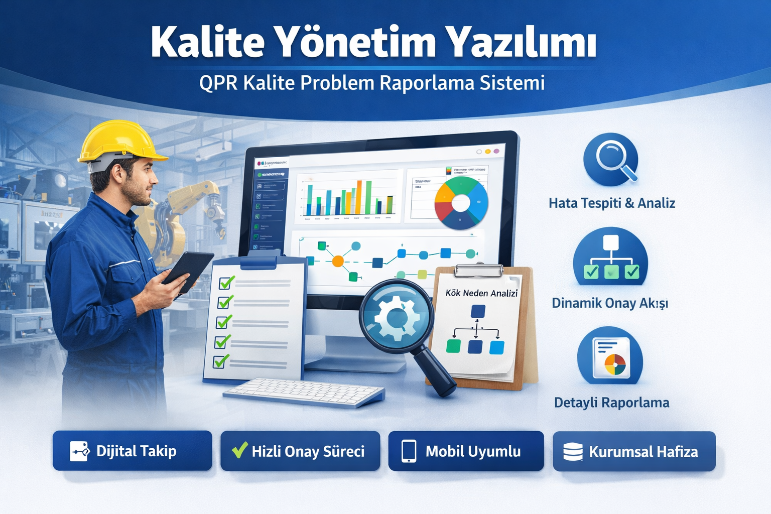 Kalite Yönetim Yazılımı ve QPR Kalite Problem Raporlama Sistemi